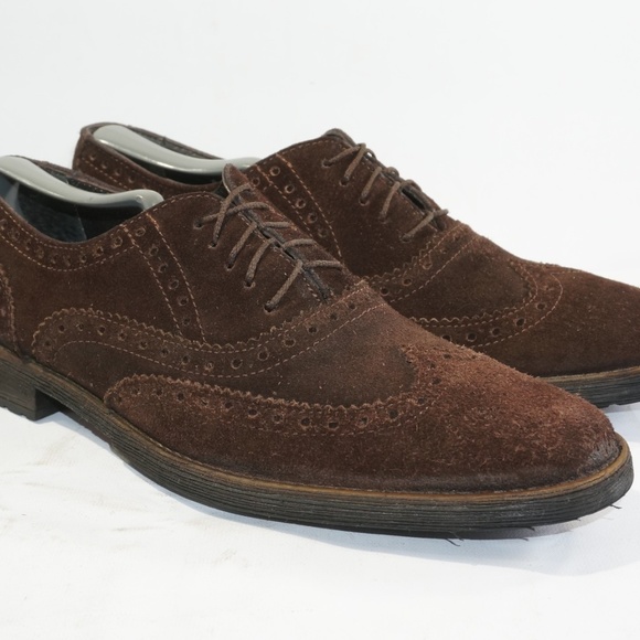 Alan Payne 73261 Size 8.5 Brown Oxford Mens R4C31